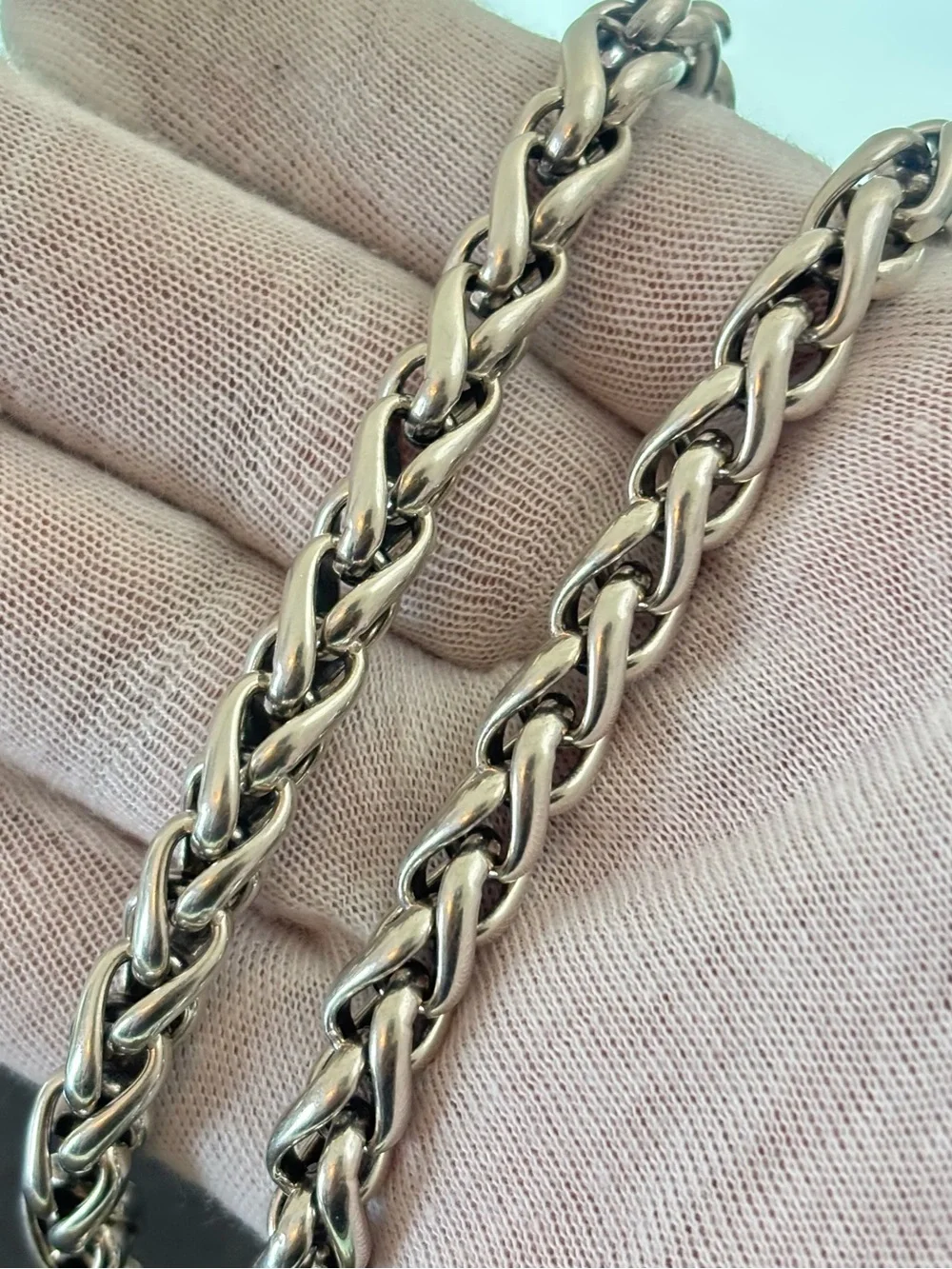 David Yurman 925 & 14k Gold XXL Albion Pendant Necklace with Amethyst 16